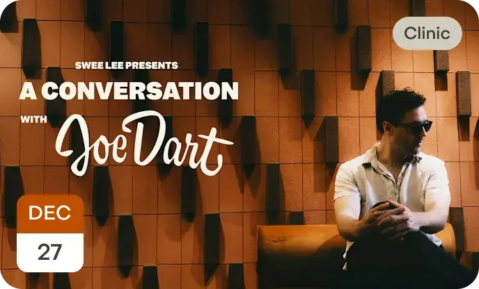 Joe Dart artist event artwork