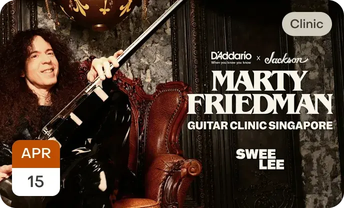 Marty Friedman artist event artwork